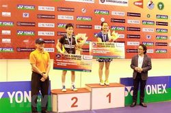 Nguyễn Thùy Linh vô địch đơn nữ Giải cầu lông quốc tế Việt Nam mở rộng