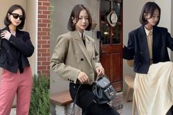 Kiểu blazer hack dáng cho nàng thấp bé trong thu
