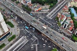 Chùm ảnh: Cận cảnh hầm chui Lê Văn Lương - Tố Hữu trước ngày thông xe