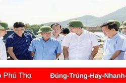 Chủ tịch UBND tỉnh kiểm tra tiến độ một số dự án trọng điểm