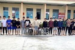 Ngăn chặn 2 nhóm thanh niên sử dụng hung khí hỗn chiến