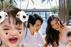 Bé Winnie thức đến tận 12 giờ khuya chờ Đông Nhi, biểu cảm nịnh mẹ nhận 'bão like'