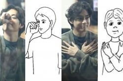 V BTS ghi điểm vì sử dụng ngôn ngữ ký hiệu để giao tiếp với những ARMY khiếm thính