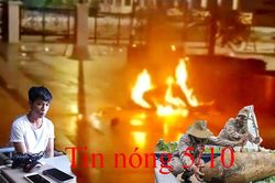 Tin nóng 5/10: Người đàn ông bốc cháy giữa phố đi bộ