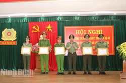 Sơ kết công tác đảm bảo ANTT thực hiện dự án khu Trung tâm liên hợp Du lịch và Thể thao sân golf hồ Yên Thắng