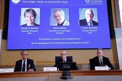 Giải Nobel Hóa học 2022 tôn vinh 3 nhà khoa học nghiên cứu về phân tử