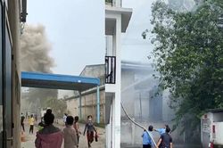 Bình Dương: Nổ lớn nghi từ lò hút bụi, nhiều công nhân bị thương