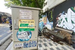 Hình vẽ phản cảm lại tràn lan phố phường Hà Nội