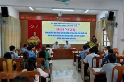 Công bố sự hài lòng của người dân đối với dịch vụ giáo dục tiểu học huyện Triệu Phong