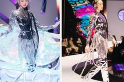 Lương Thùy Linh nổi bật với thiết kế lấy cảm hứng từ phim viễn tưởng