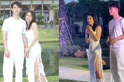 Lộ cuộc trò chuyện của Diệu Nhi - Anh Tú trong tiệc đêm trước đám cưới, tin đồn có con lại bùng nổ