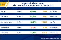 Giá xăng dầu tăng lên cao nhất trong vòng 1 tháng, đạt 97,92 USD/thùng