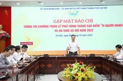 Hà Nội phát động Tháng cao điểm 'Vì người nghèo' và an sinh xã hội năm 2022