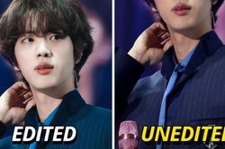 Loạt ảnh chưa chỉnh sửa cho thấy Jin BTS trông thế nào ngoài đời thực