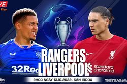 Soi kèo nhà cái Rangers vs Liverpool. Nhận định, dự đoán bóng đá cúp C1 (2h00, 13/10)