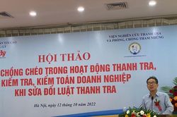 Hội thảo xử lý chồng chéo trong hoạt động thanh tra, kiểm tra, kiểm toán doanh nghiệp