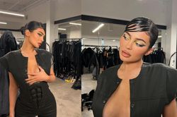 Kylie Jenner hóa thân thành miêu nữ, layout makeup bén ngót sẵn sàng chơi Halloween