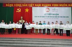 NovaGroup tặng kinh phí xây dựng 114 căn nhà đại đoàn kết tại Vĩnh Long
