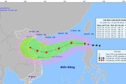 Bão Nesat sẽ đi vào Biển Đông và có khả năng mạnh thêm