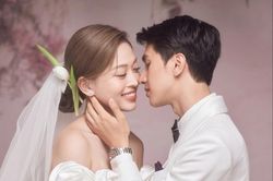 Loạt ảnh cưới mới của Phương Nga và Bình An