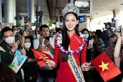 Bảo Ngọc rạng rỡ về nước sau đăng quang Hoa hậu Liên lục địa 2022