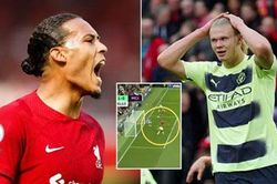 Cộng đồng mạng phát sốt vì Van Dijk 'bỏ túi' Haaland