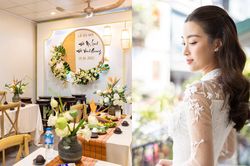 Không gian lễ ăn hỏi của Đỗ Mỹ Linh: Đậm nét truyền thống, cô dâu rạng ngời trước giờ G