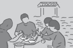 Đời sống Xoong cá ngày mưa của mạ