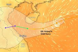 Bão số 6 - Nesat đang ở giai đoạn mạnh nhất