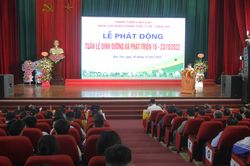 Phát động hưởng ứng Tuần lễ dinh dưỡng và phát triển