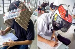 Mũ chống quay cóp của sinh viên Philippines gây chú ý