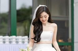 Diện áo cưới crop top, Phương Nga phá vỡ truyền thống ở showbiz Việt