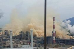Sự cố quạt thông khí tại Formosa Hà Tĩnh gây 'khói đục bốc ngút trời'