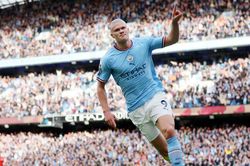 Man City 3-1 Brighton: Haaland, De Bruyne tỏa sáng, Man xanh áp sát Arsenal