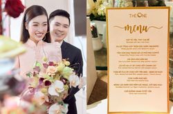 Hé lộ thực đơn tiệc cưới Đỗ Mỹ Linh: Sơn hào hải vị đều có đủ!