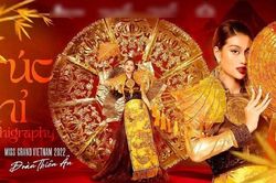 Việt Nam lọt Top 4 trang phục dân tộc đẹp nhất Miss Grand International 2022