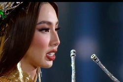 Thùy Tiên nói 4 thứ tiếng trước khi kết thúc nhiệm kỳ Hoa hậu Hòa bình