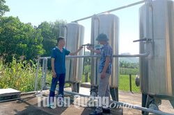 Đầu tư công trình nước sạch tại các xã nông thôn mới