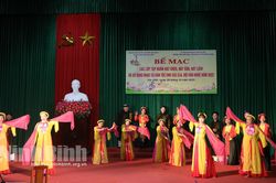 Gia Viễn bế mạc lớp tập huấn hát chèo, hát văn, hát xẩm và sử dụng nhạc cụ dân tộc