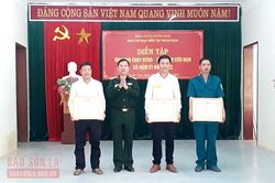 Diễn tập ứng phó cháy rừng - tìm kiếm cứu nạn xã Nặm Ét
