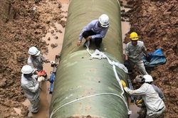 Tạm dừng cấp nước sạch sông Đà khu vực tây nam thành phố Hà Nội