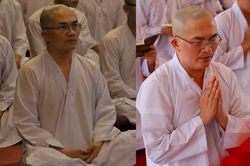 Rộ hình ảnh MC Đại Nghĩa xuống tóc xuất gia