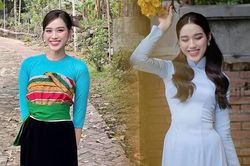 Đỗ Thị Hà đẹp trong veo khi làm cô gái dân tộc Thái