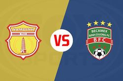 KẾT QUẢ bóng đá Bình Dương 1-1 Nam Định, V-League 2022 hôm nay