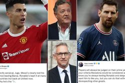 Cựu sao tuyển Anh tranh cãi gay gắt với đồng nghiệp về chủ đề Ronaldo - Messi
