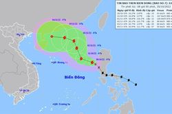 Bão Nalgae vào Biển Đông, trở thành cơn bão số 7
