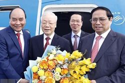 Tổng Bí thư đã đến Bắc Kinh, bắt đầu thăm chính thức CHND Trung Hoa
