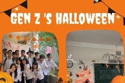 Lớp học Halloween: Trang trí công phu, không khí rùng rợn vô cùng chân thật