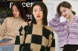 10 cách mặc áo len họa tiết không sợ rối mắt