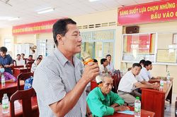 Đại biểu HĐND 3 cấp tiếp xúc cử tri huyện Châu Phú